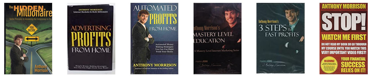 Anthony Morrison Books List